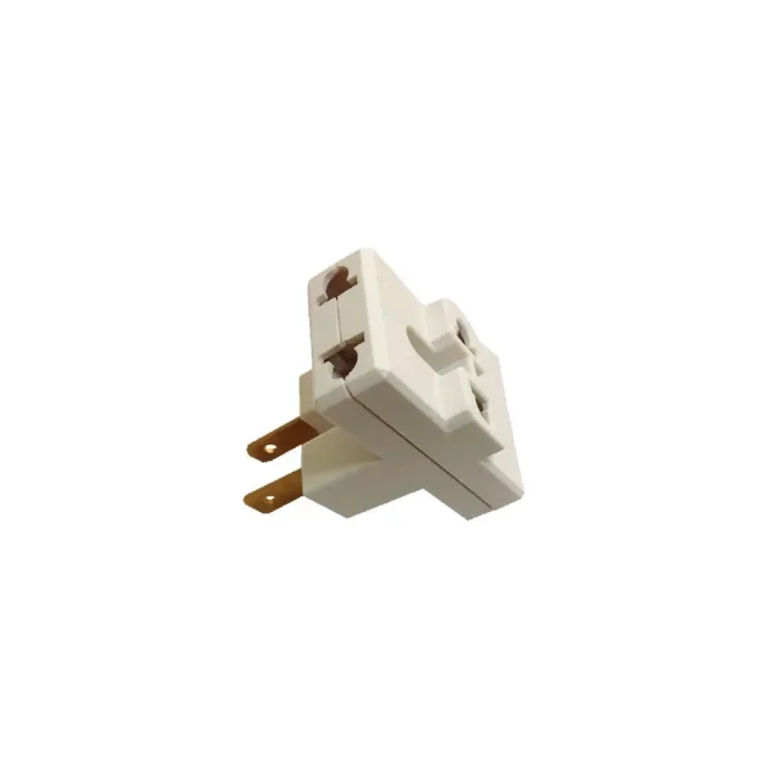 ADAPTADOR ELECTRICO TRIPLE TIPO T HOME LIGHT - Imagen 1