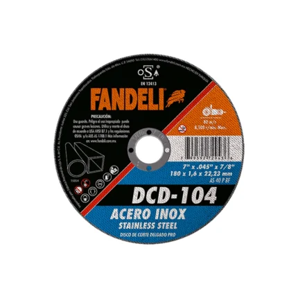 DISCO CORTE FANDELI HP 7 X 1/16