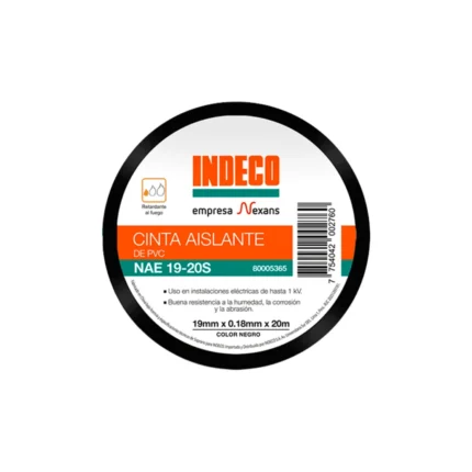 CINTA AISLANTE 3/4'' X 20M NAE 19-20 INDECO
