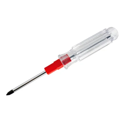 DESARMADOR 2 PUNTAS 6X100MM PVC TRANSPARENTE KM692 KAMASA