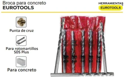 BROCA CONCRETO 5/16 EUROTOOLS