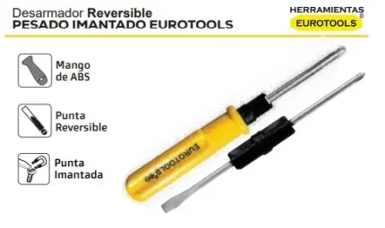 DESARMADOR REVERSIBLE PESADO 3 EUROTOOLS