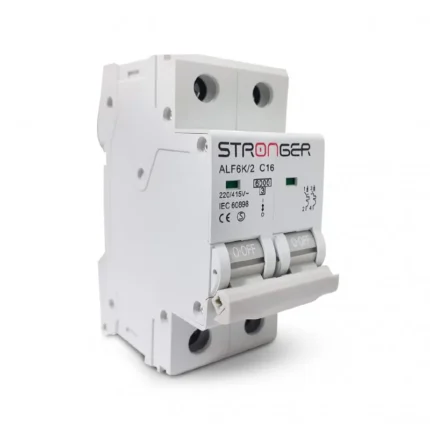 LLAVE TERMOMAGNETICA 2X32A 6KA ALPHA STRONGER