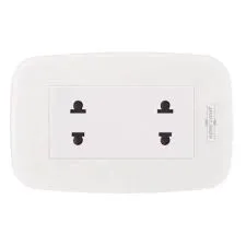 TOMACORRIENTE DOBLE P/EMP ELEGANT HOME LIGHT